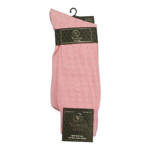 MEN'S VANNUCCI COUTURE IMPERIAL BUBBLE GUM NYLON FASHION DRESS SOCK.